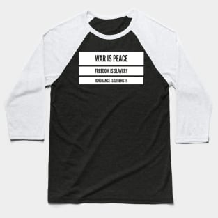 War is peace Baseball T-Shirt